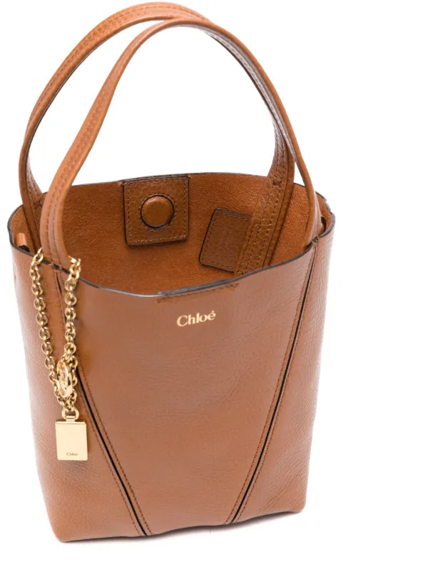 Chloé Small Spin Tote Bag | Brown | FARFETCH