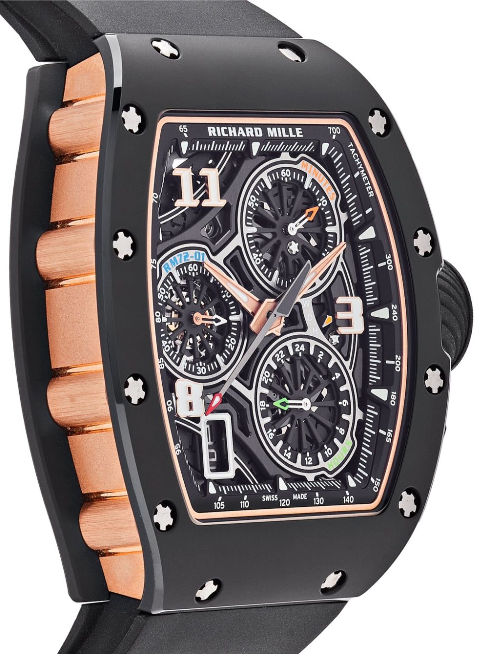 Pre-owned Richard Mille Rm 72-01 Lifestyle In-house Chronograph 47毫米腕表（2023年典藏款） In Black