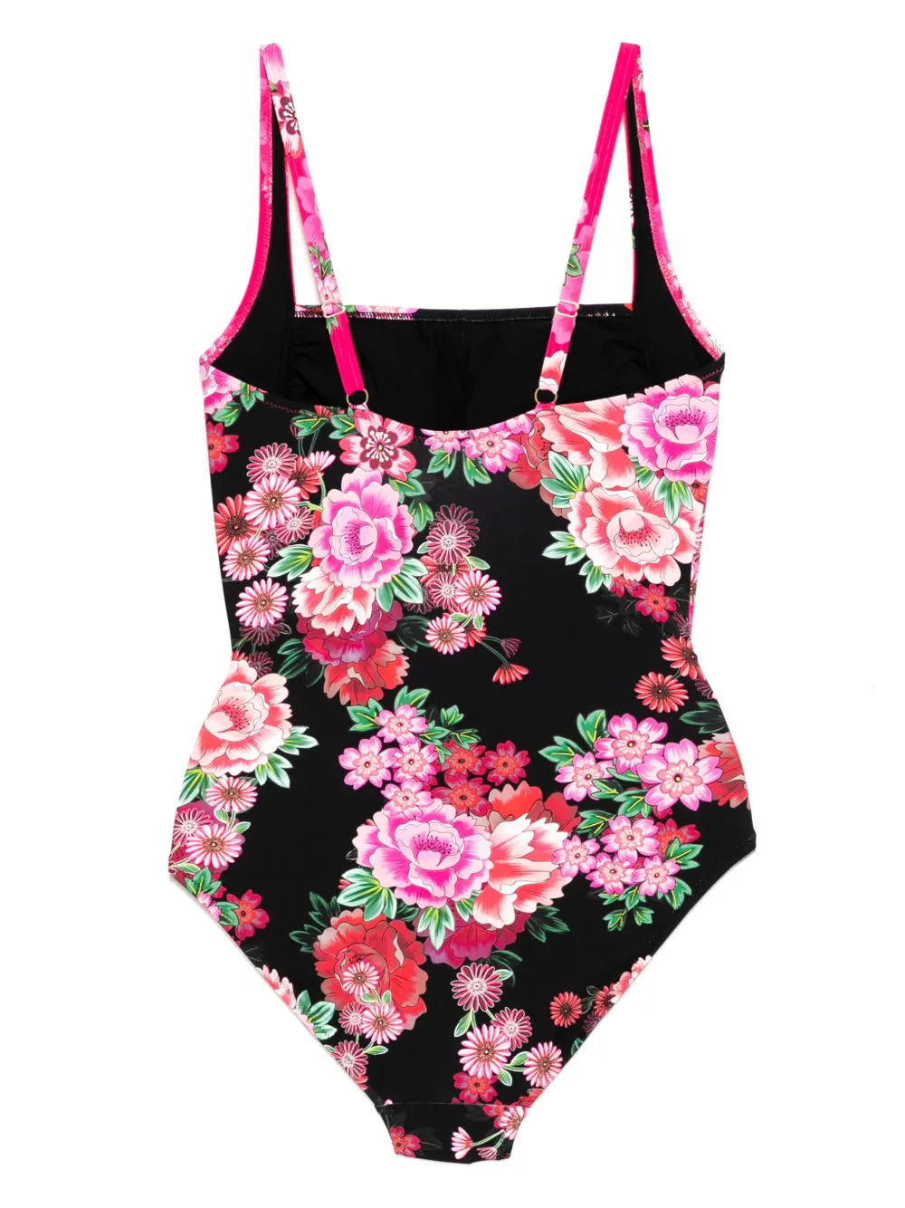 Johnny Was Ruched One-piece In Black