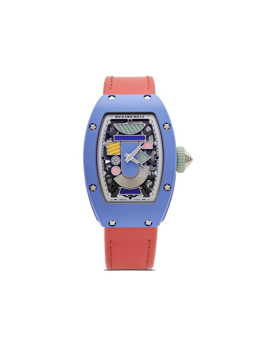 Richard Mille pre owned RM 07 01 46mm Blue FARFETCH UK