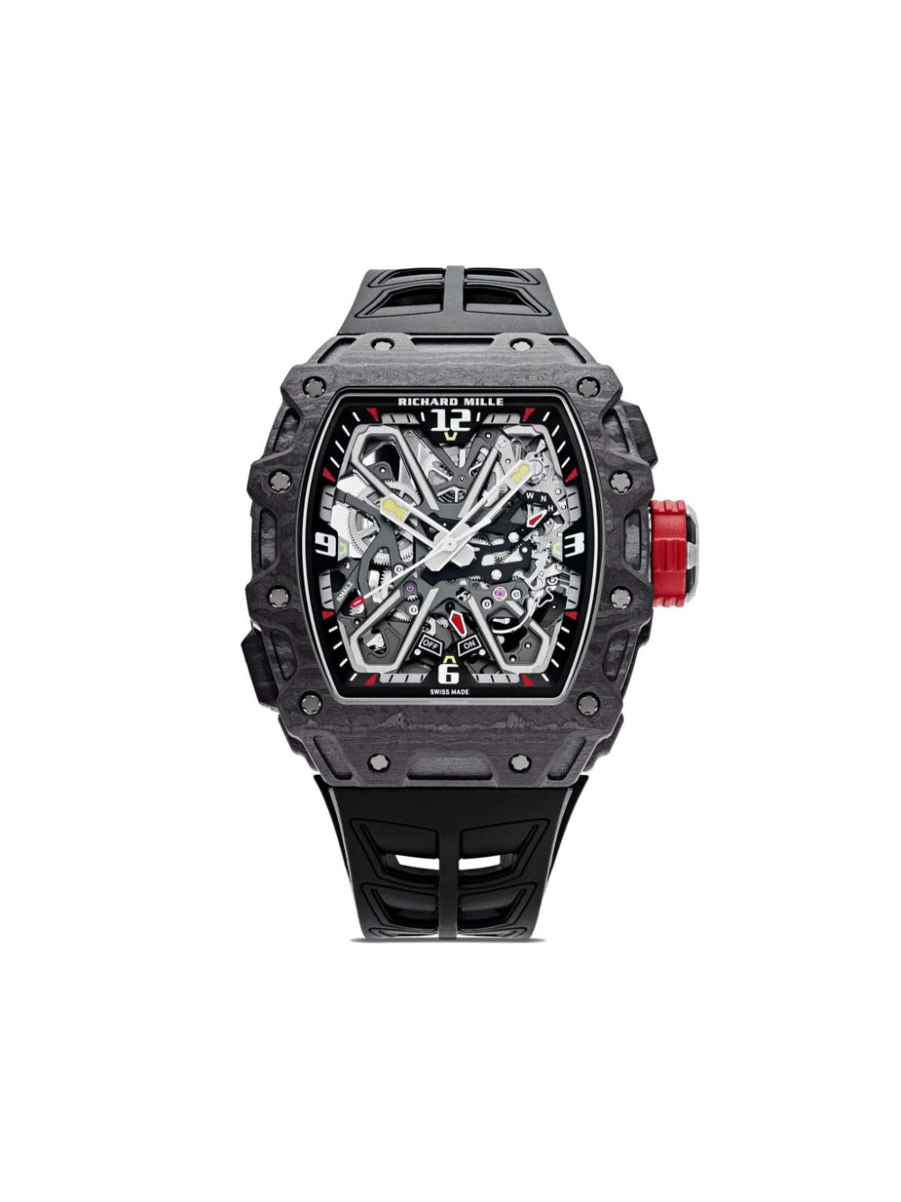 Richard Mille 2024 pre owned RM 35 03 Rafael Nadal 49mm Silver FARFETCH UK