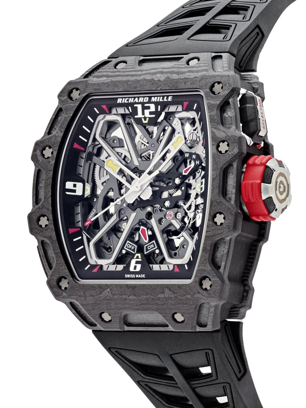 Richard Mille 2024 pre-owned RM 35-03 Rafael Nadal 49 mm horloge - Zilver