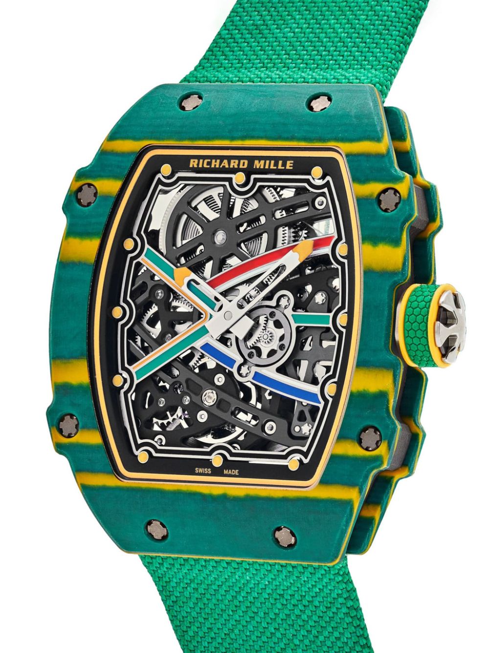 Richard Mille 2023 pre-owned RM 67-02 Wayde Van Niekerk 47 mm horloge - Groen