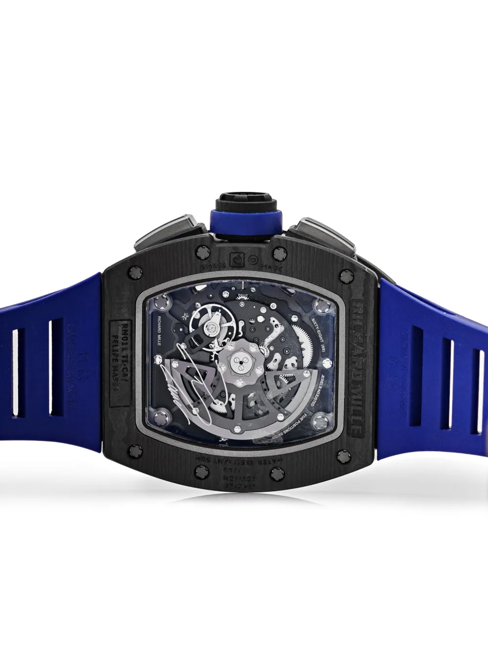 Richard Mille RM 011 Automatic Flyback Chronograph Felipe Massa 10th Anniversary Carbon NTPT 50mm Pre-owned 2015 | Image 7