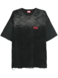 Diesel ripped T-shirt - Black