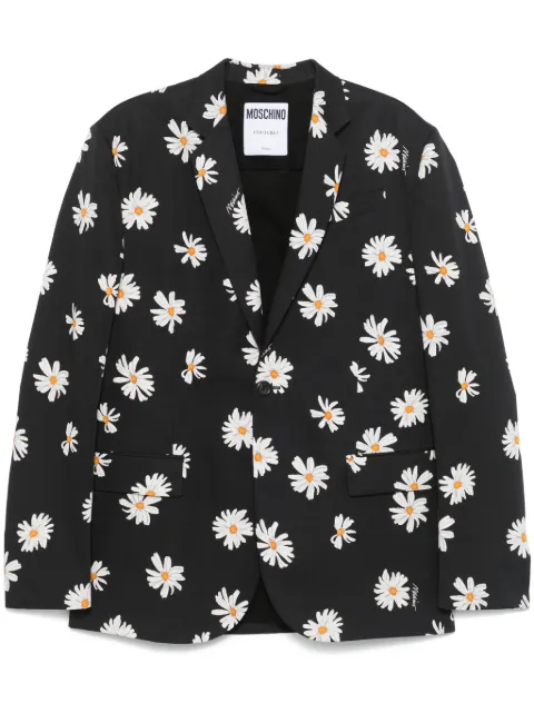 Moschino blazer con estampado floral