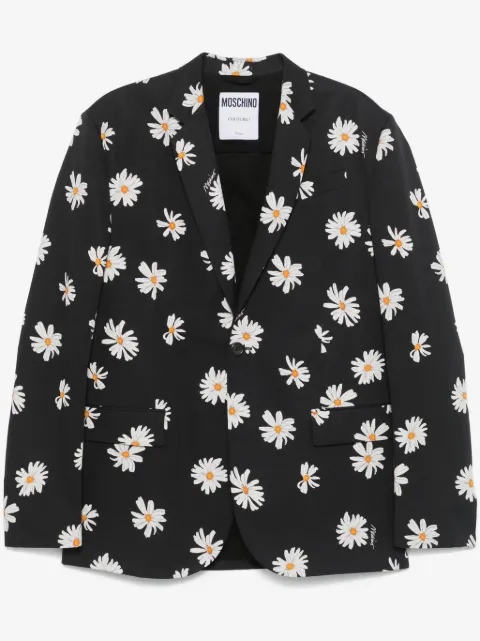 Moschino floral-print blazer