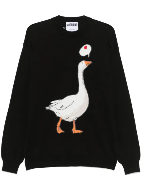 Moschino suéter tejido en intarsia