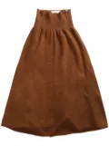 extreme cashmere Ease skirt - Brown