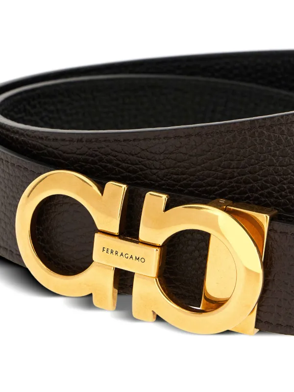 black and gold mens designer belt