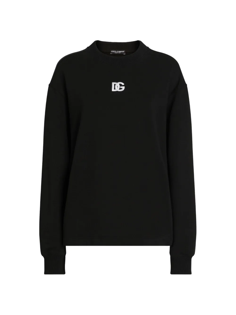 Dolce & Gabbana Trui met geborduurd DG-logo Zwart