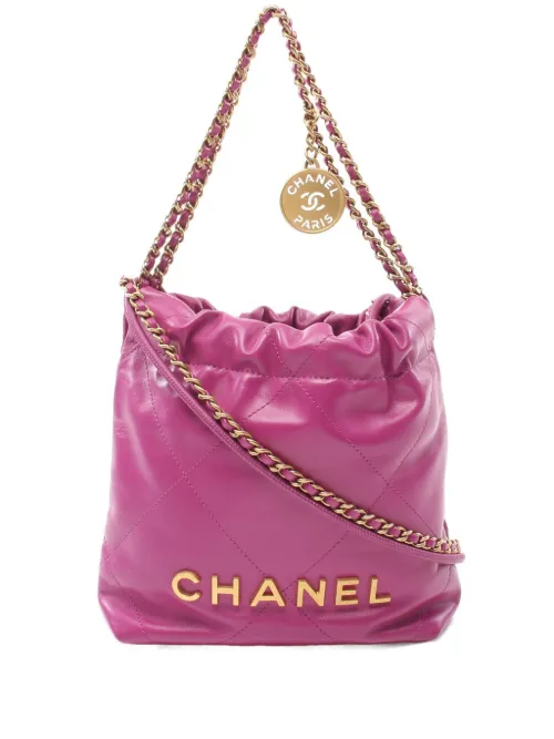 Mini sac porté épaule 22 (2020) - CHANEL Pre-Owned - Modalova