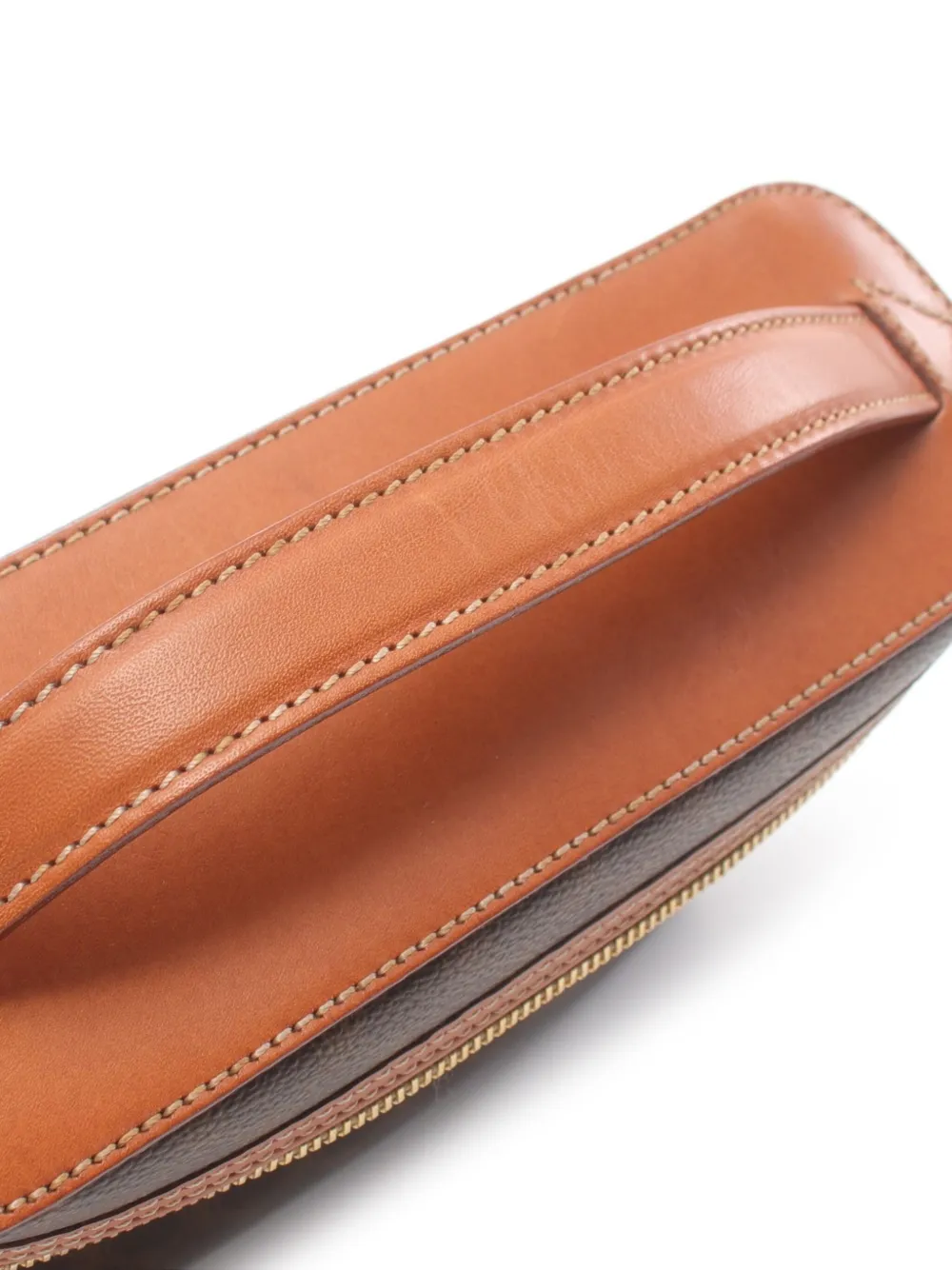 Pre-owned Celine Macadam 化妆包（2000年代典藏款） In Brown