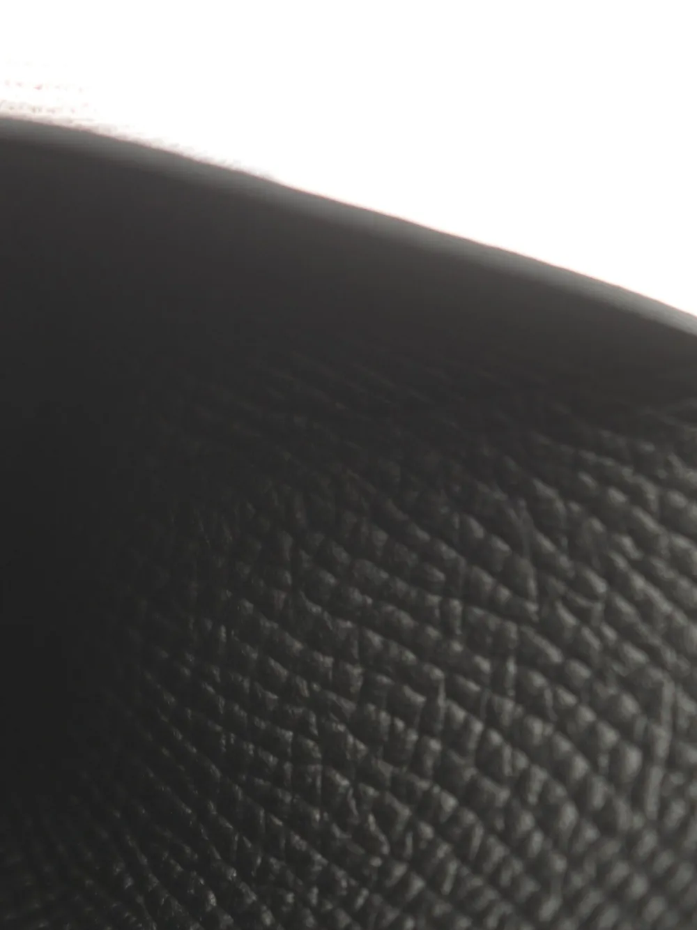 Pre-owned Hermes 2024 Calvi Duo Coin Purse In Black
