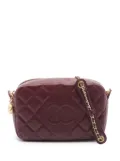 CHANEL Pre-Owned 2013-2014 CC diamond-quilted shoulder bag - Red