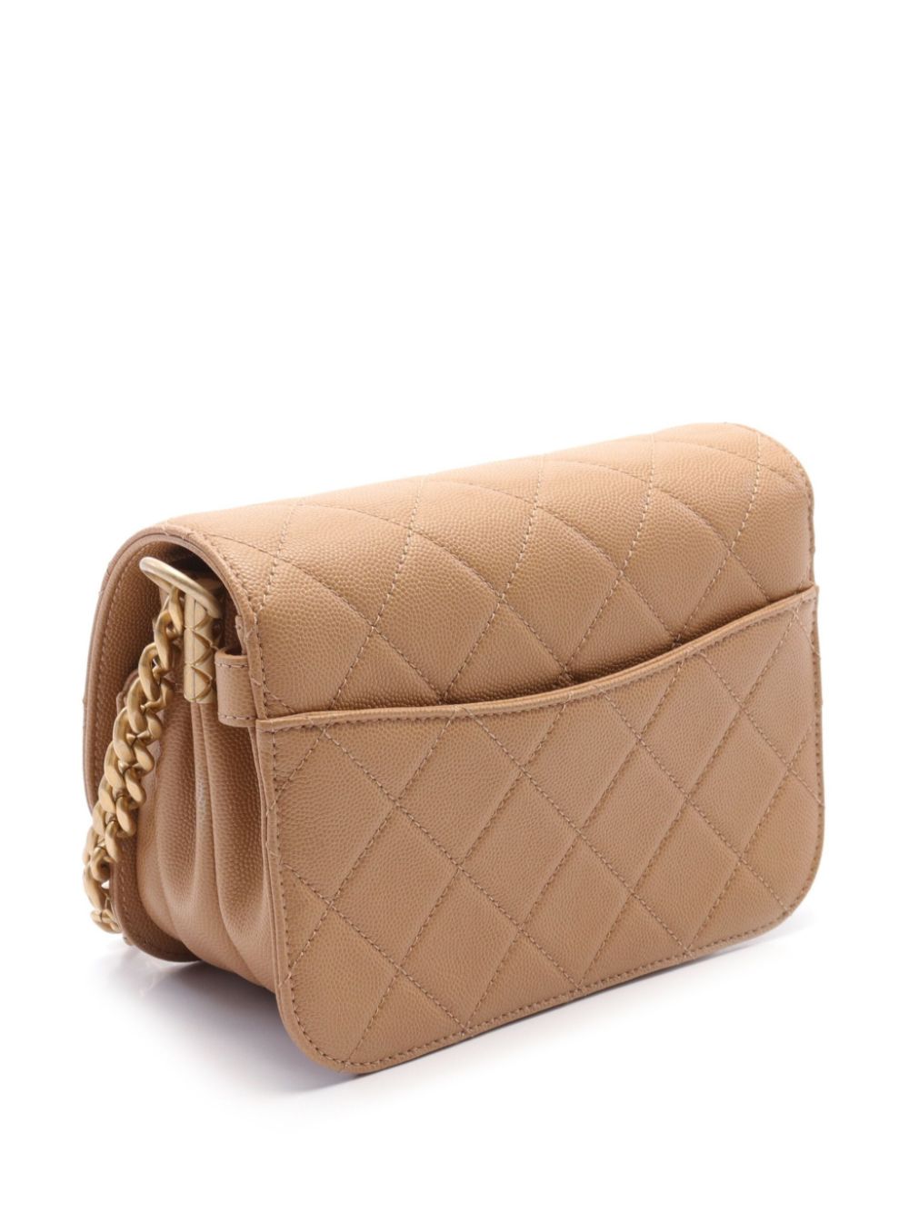 CHANEL Pre-Owned 2020s matelassé schoudertas - Beige