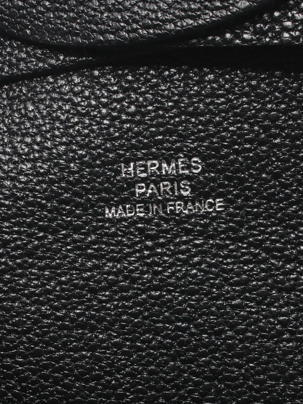 Pre-owned Hermes 2024 Bastia Coin Purse In Black