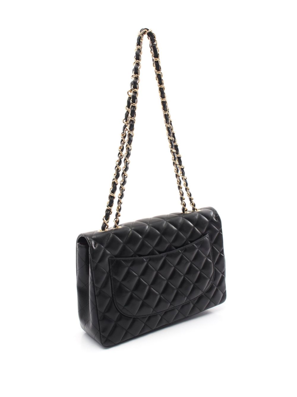 CHANEL Pre-Owned 2009-2010 Decamatlassé 30 schoudertas - Zwart