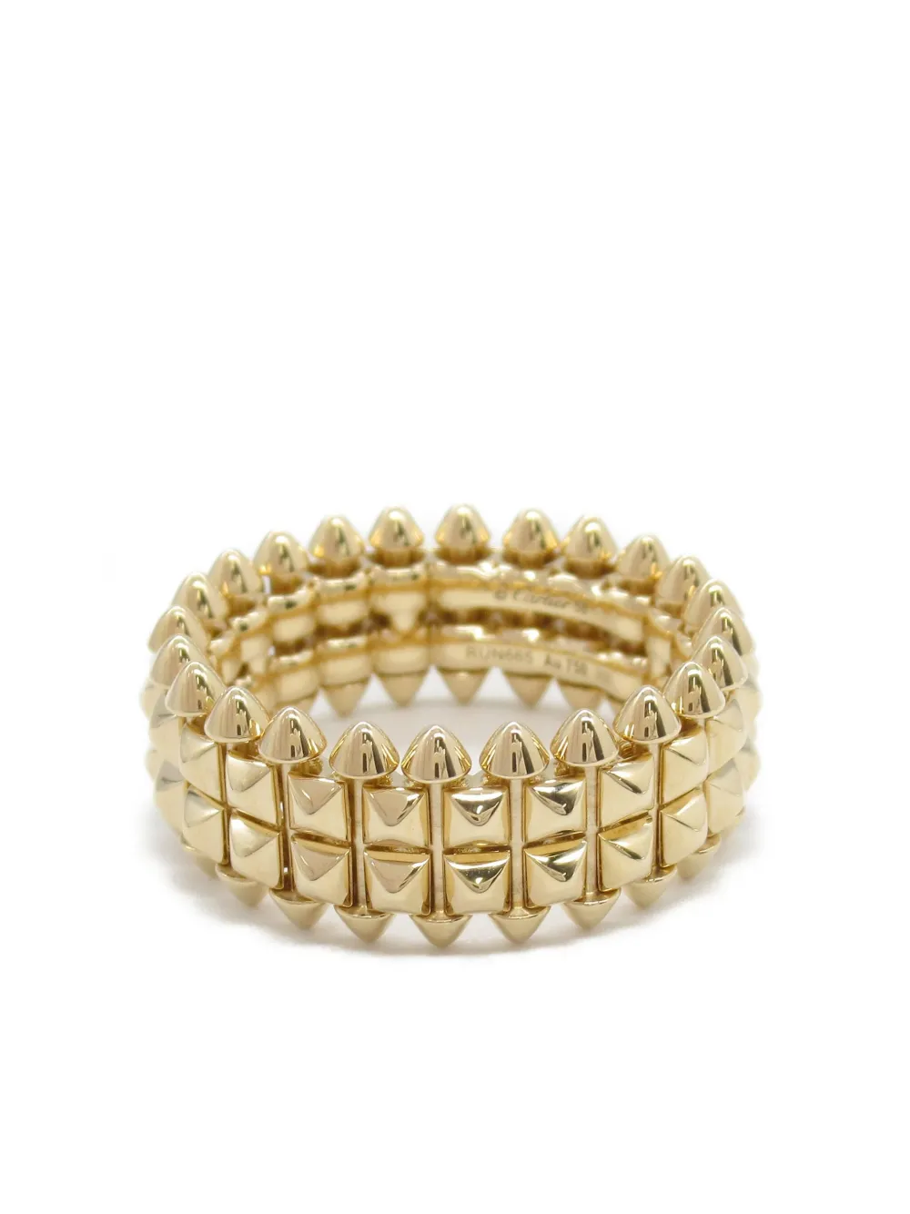 Pre-owned Cartier 2010s 18kt Rose Gold Crash De  Ring In 粉色