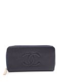 CHANEL Pre-Owned 2016-2017 CC wallet - Blue