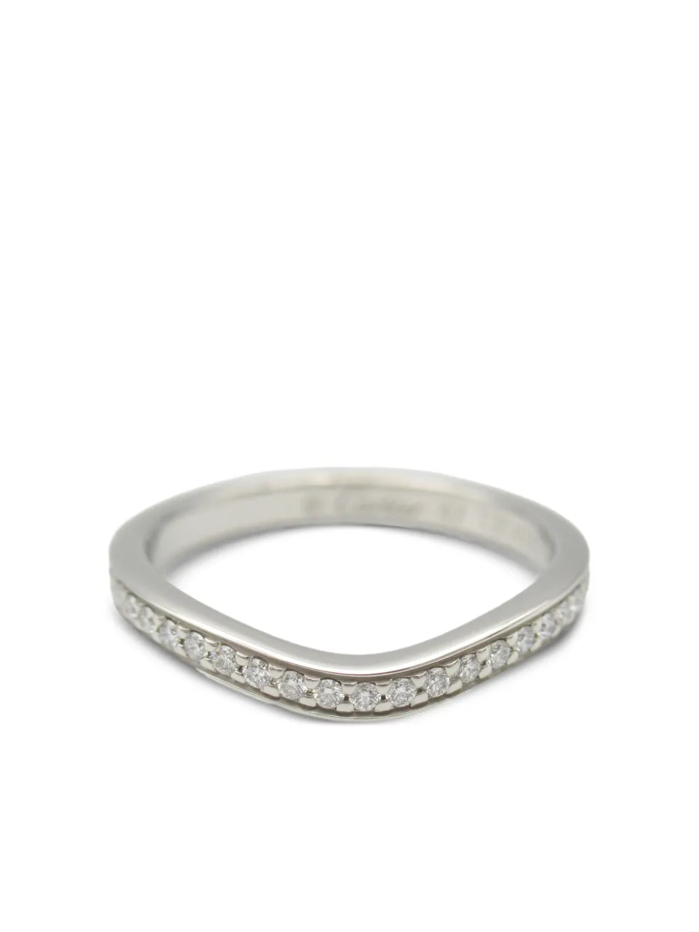 Pre-owned Cartier 2010s Ballerina Wedding Ring In Silver