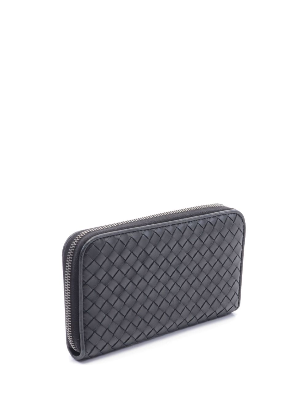 Bottega Veneta Pre-Owned 2000s Intrecciato wallet - Zwart