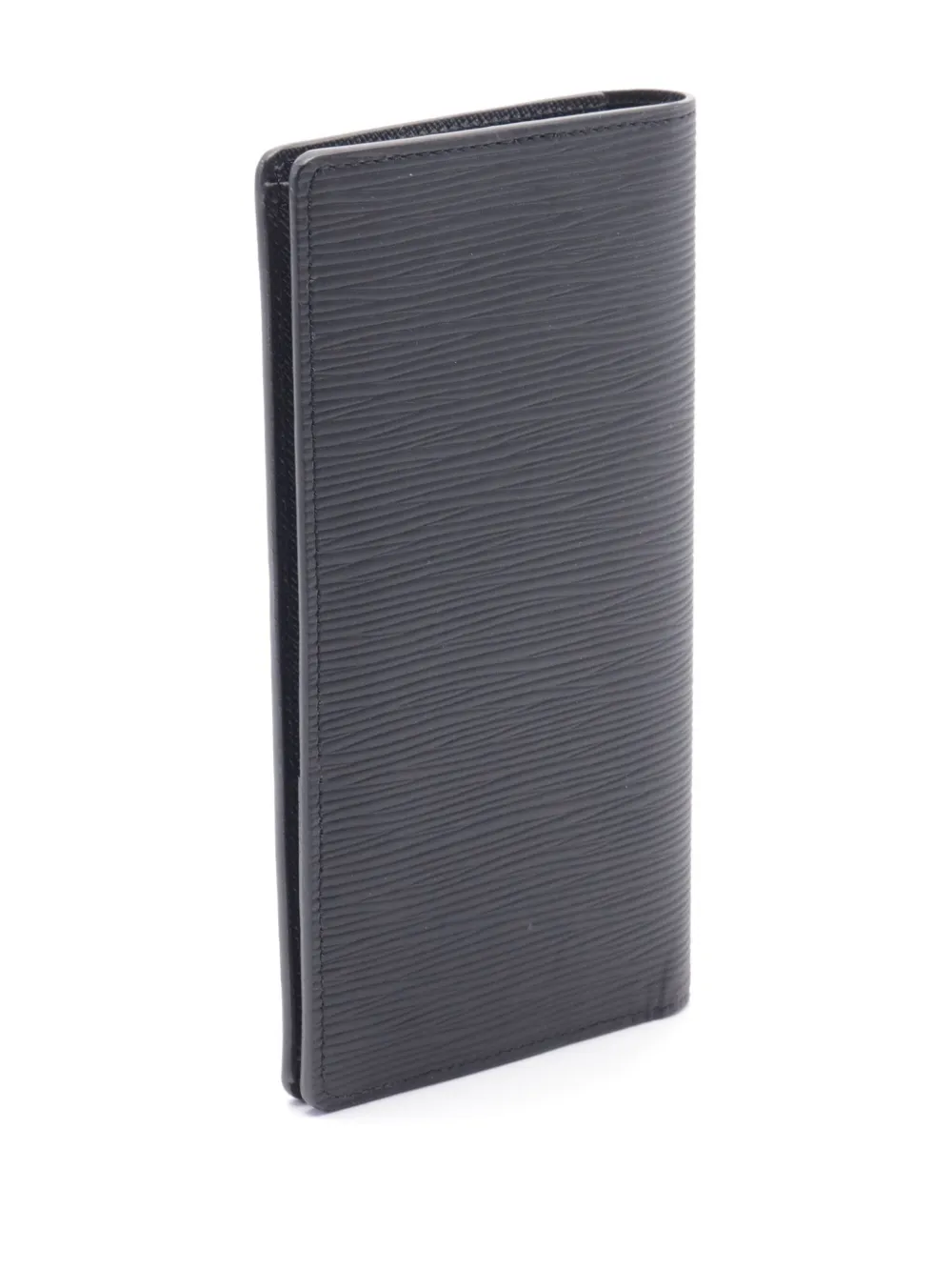 Pre-owned Louis Vuitton 2017 Portefeuil Brother Wallet In Black