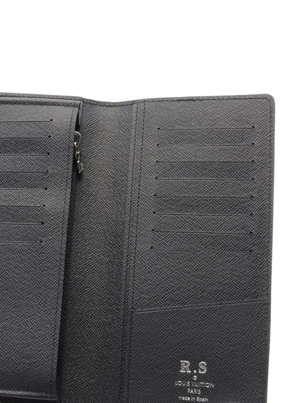 Pre-owned Louis Vuitton 2017 Portefeuil Brother Wallet In Black
