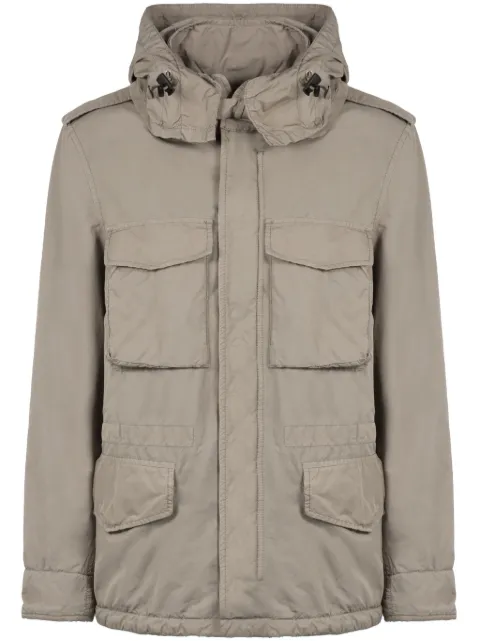 ASPESI multi-pocket hooded jacket 