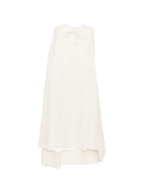 SHATHA ESSA vestido largo con estampado floral