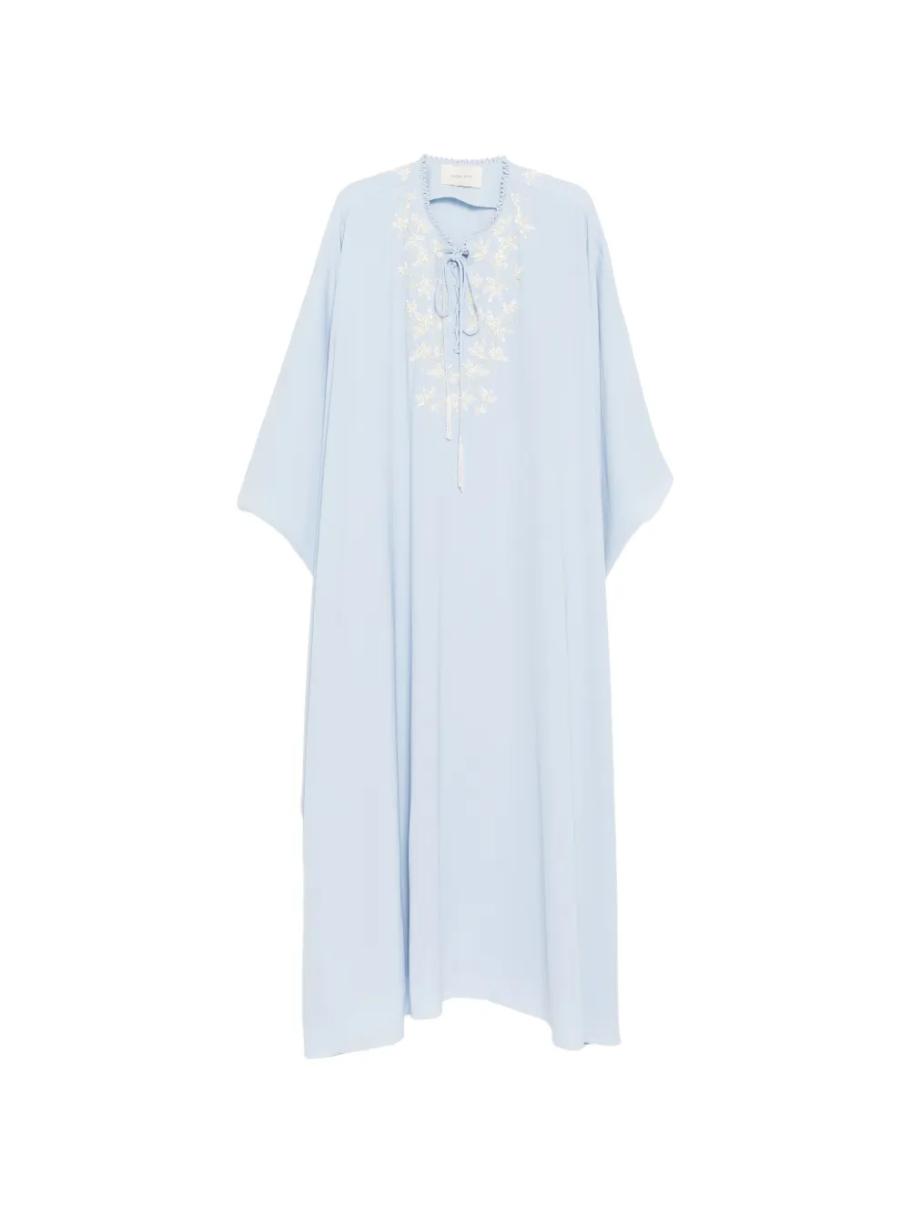 SHATHA ESSA floral-embellished maxi dress - Blau