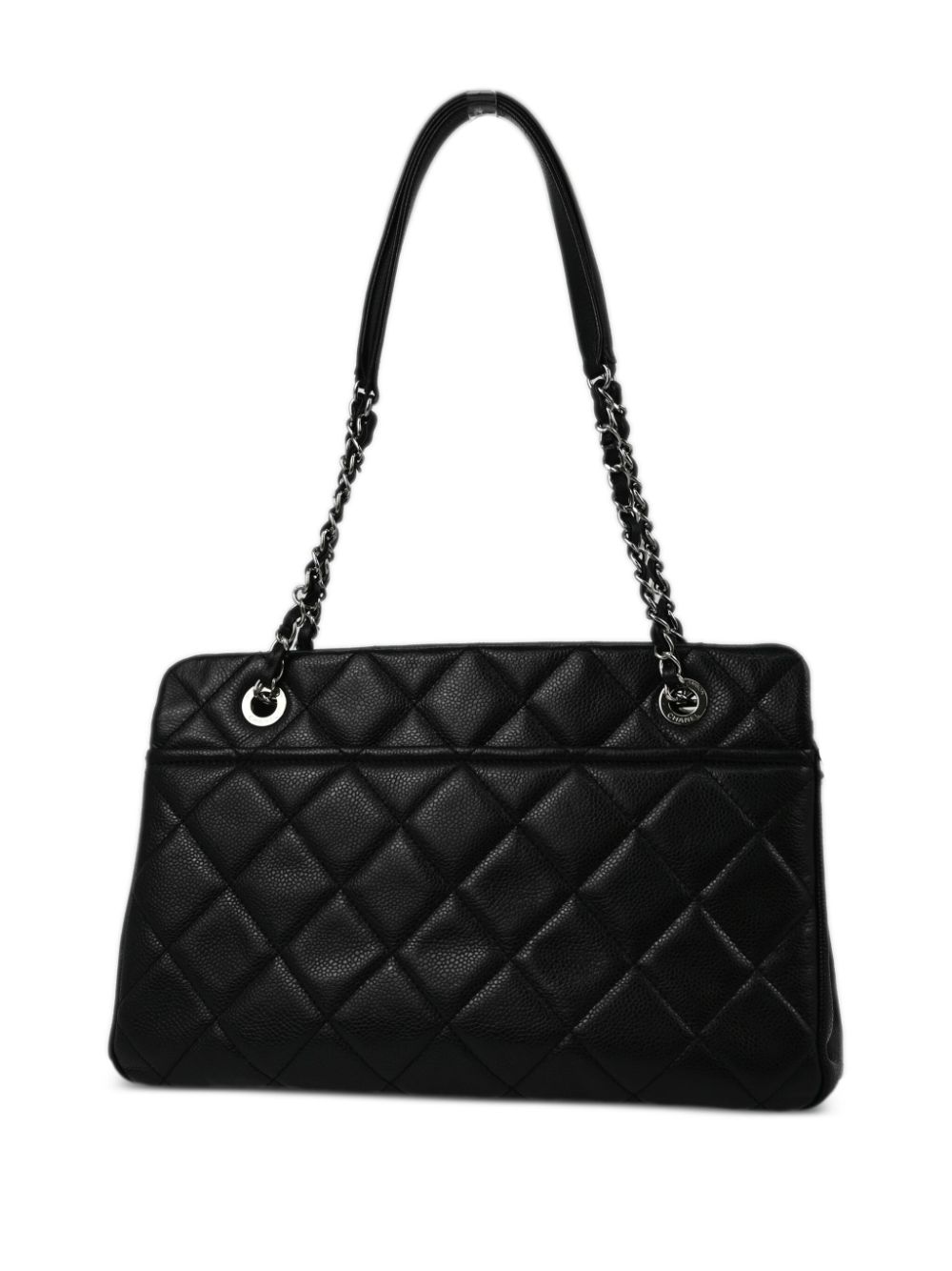 CHANEL Pre-Owned 2014 CC gewatteerde shopper - Zwart