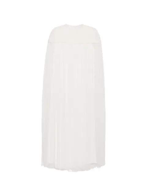 SHATHA ESSA vestido largo con cuello de tortuga