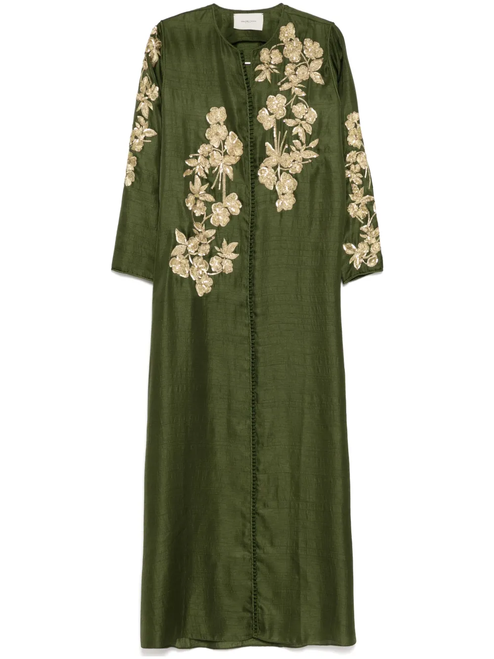 floral moroccan embroidered dress