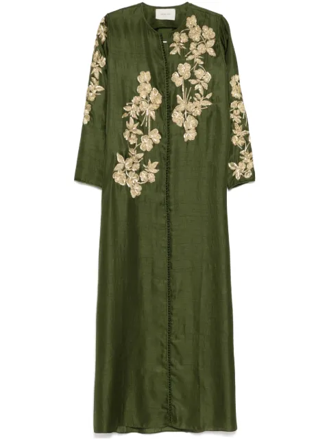 SHATHA ESSA floral moroccan embroidered dress