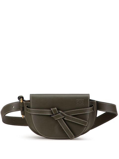 Loewe 21th Century Mini Leather Gate belt bag Women