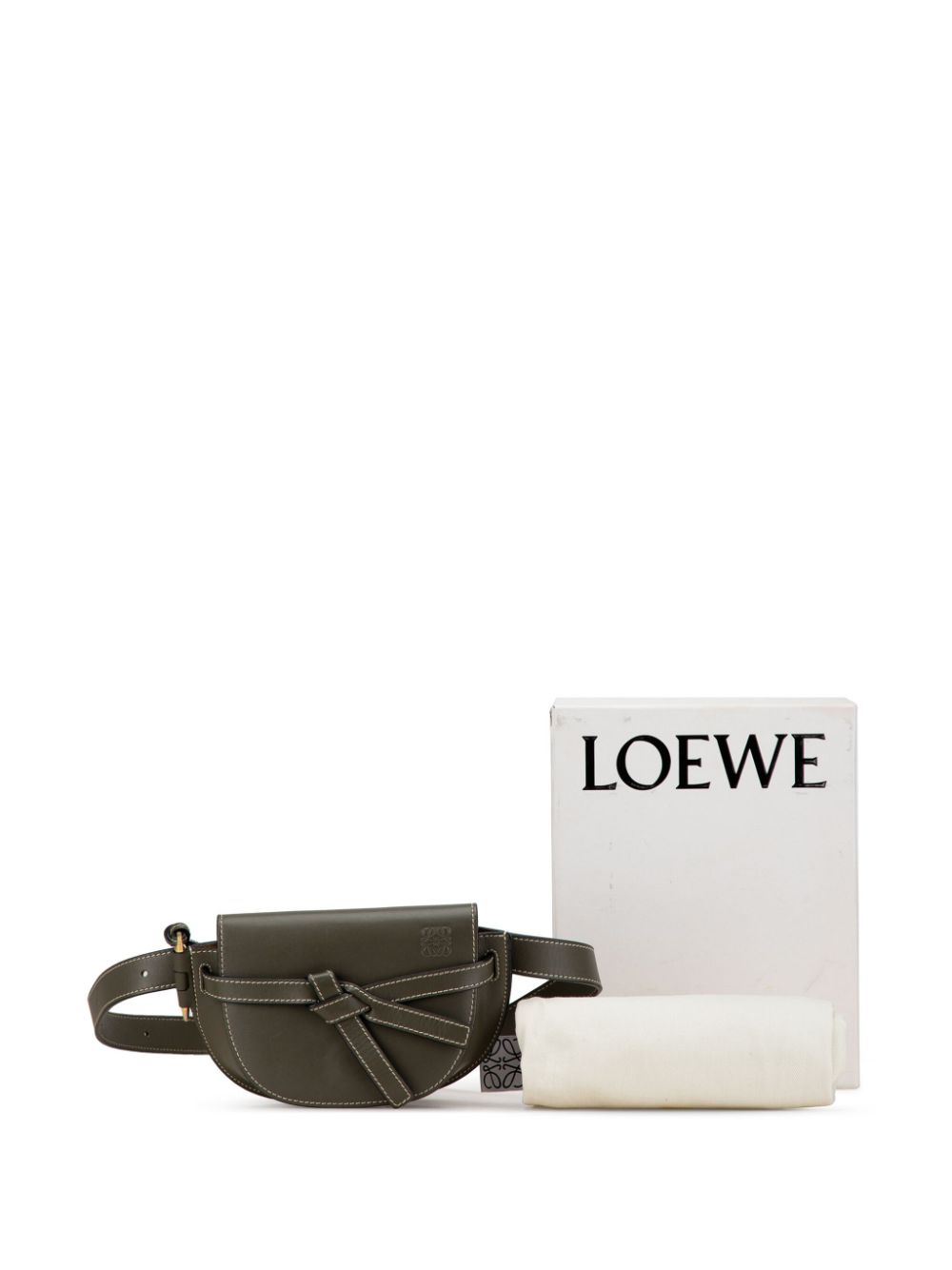 Loewe 21st Century Mini Leather Gate belt bag Women