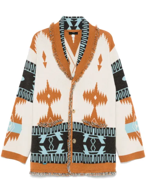 Alanui cárdigan Icon en jacquard