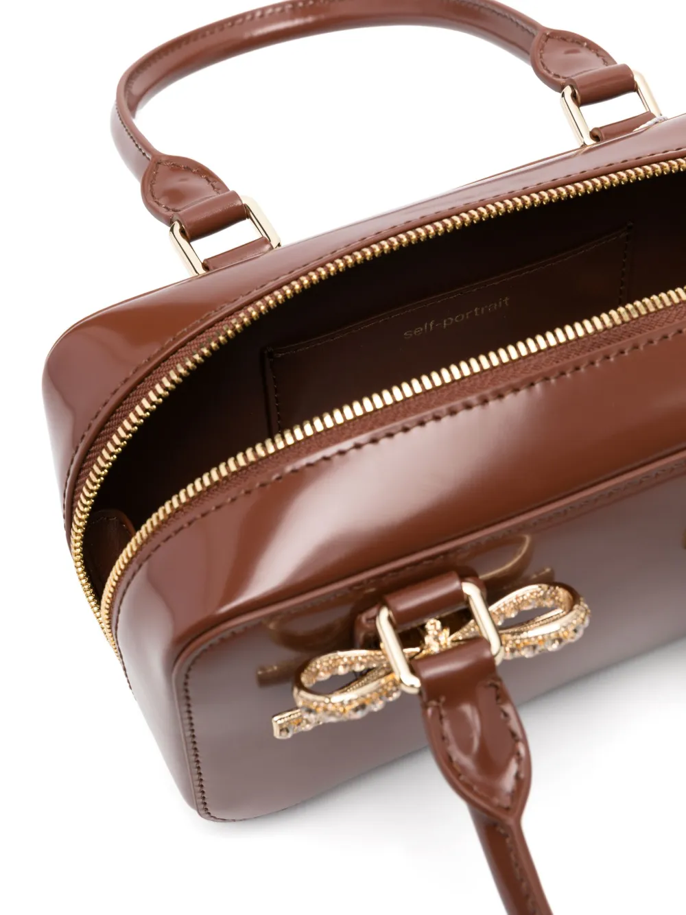 Self-portrait Mini Handtasche In Braun