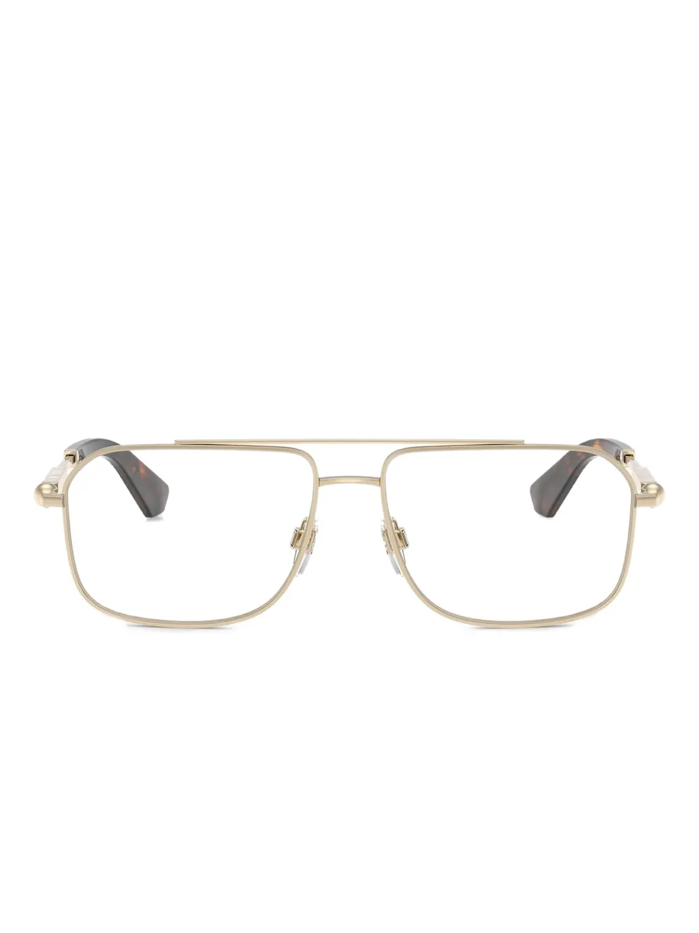 Burberry Eyewear lentes con armazón rectangular | dorado | Image 1