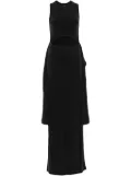 Balmain ribbed maxi dress - Black