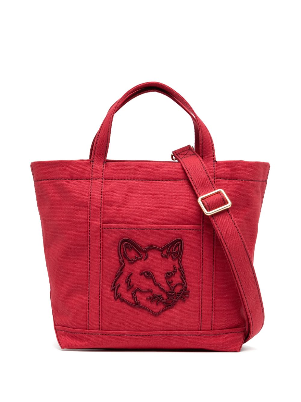 Maison Kitsuné fox head small tote bag