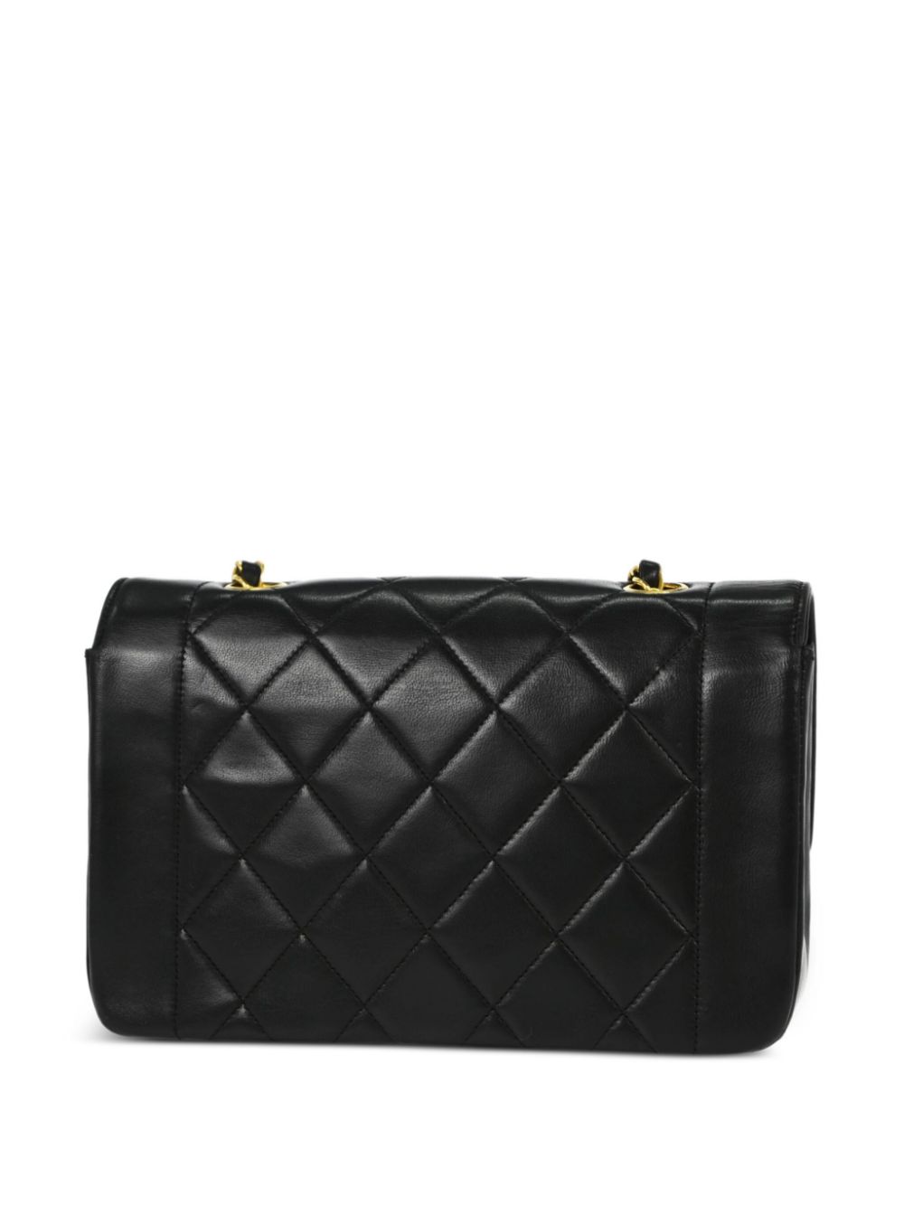 CHANEL Pre-Owned 1997 kleine Diana schoudertas - Zwart