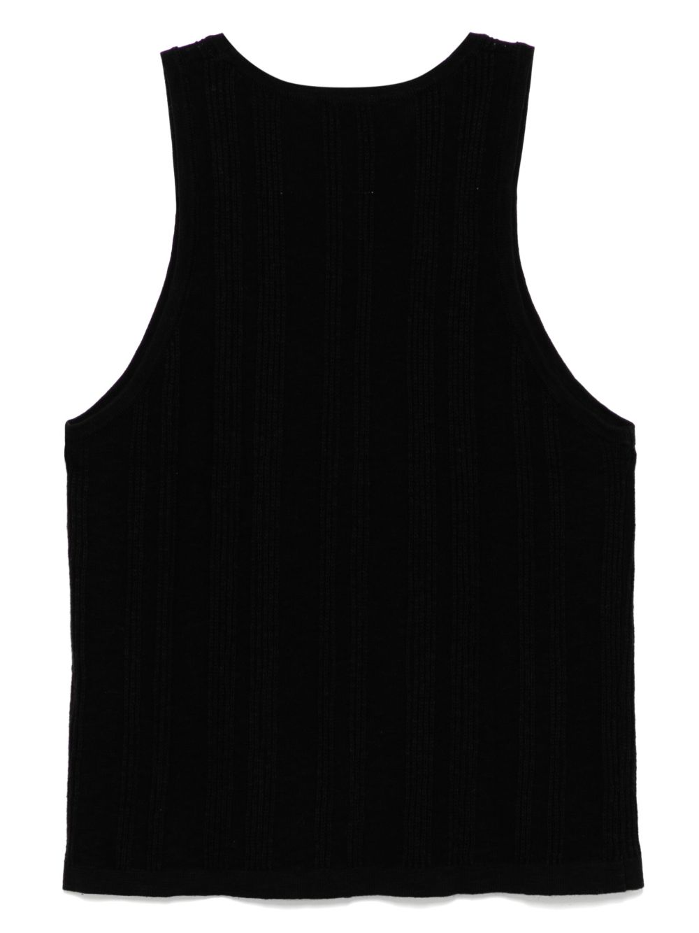 COMMAS Linnen Katoenen tanktop - Zwart