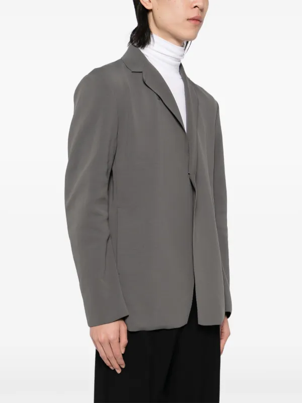 CFCL Milan Rib Tailored Jacket | Grey | FARFETCH JO