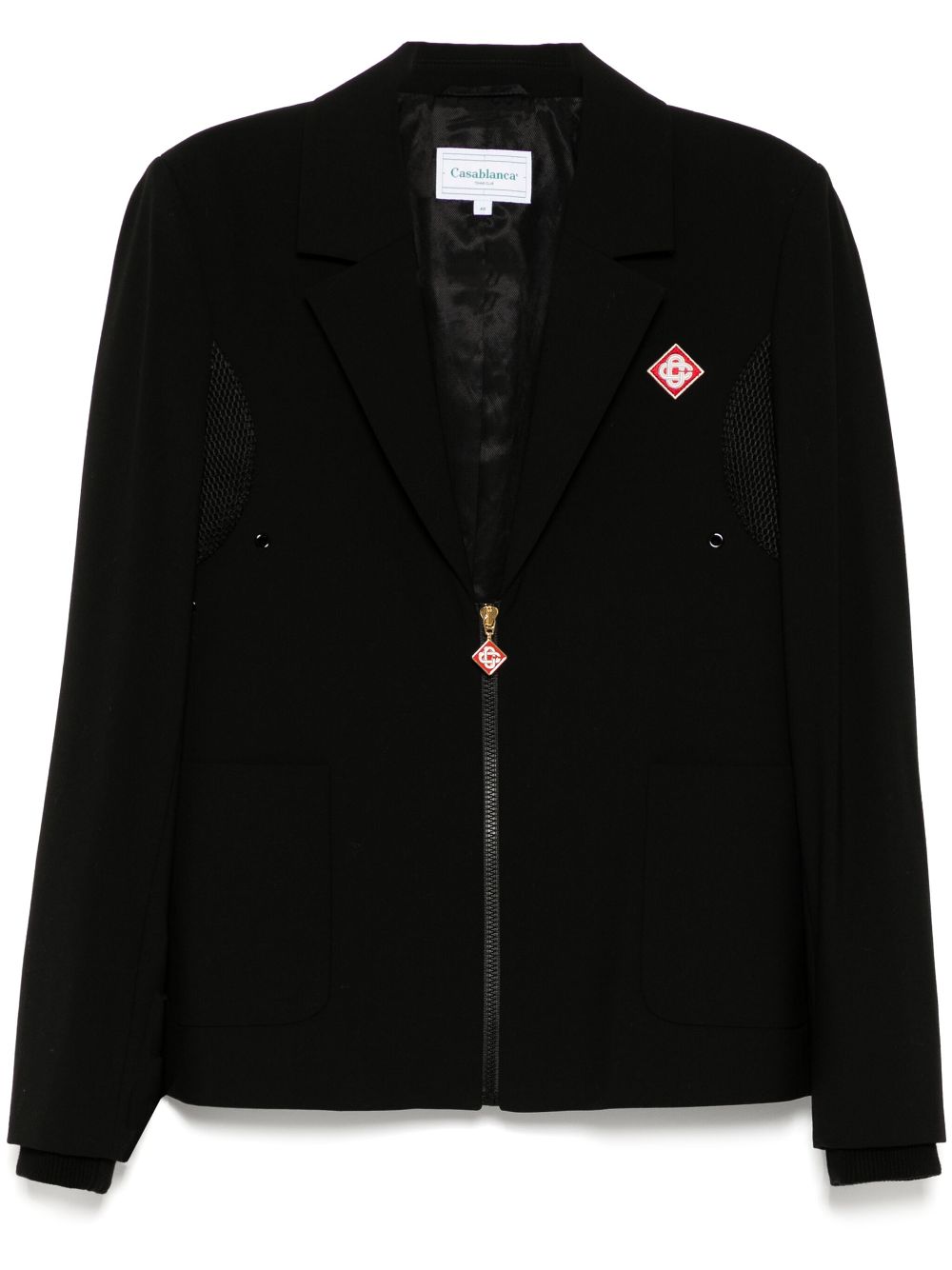 Casablanca zip fastening jacket - Black