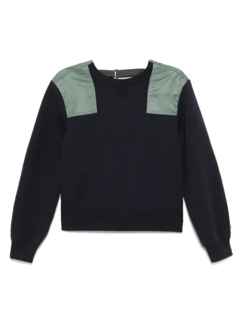 sacai sudadera con paneles