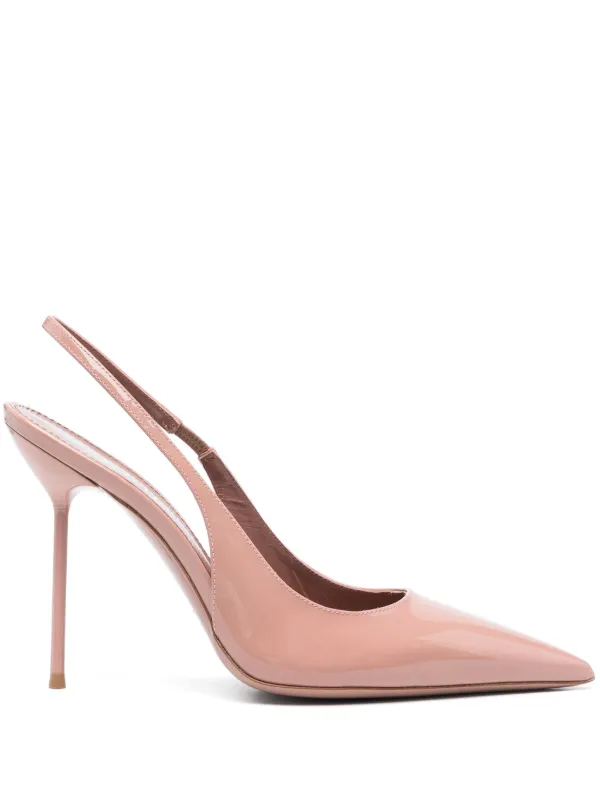 Paris Texas 105mm Lidia Slingback Pumps in Pink