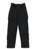 Alexander Wang logo-waistband trousers - Blue