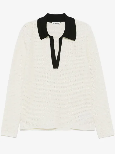 Jil Sander open-knit sweater